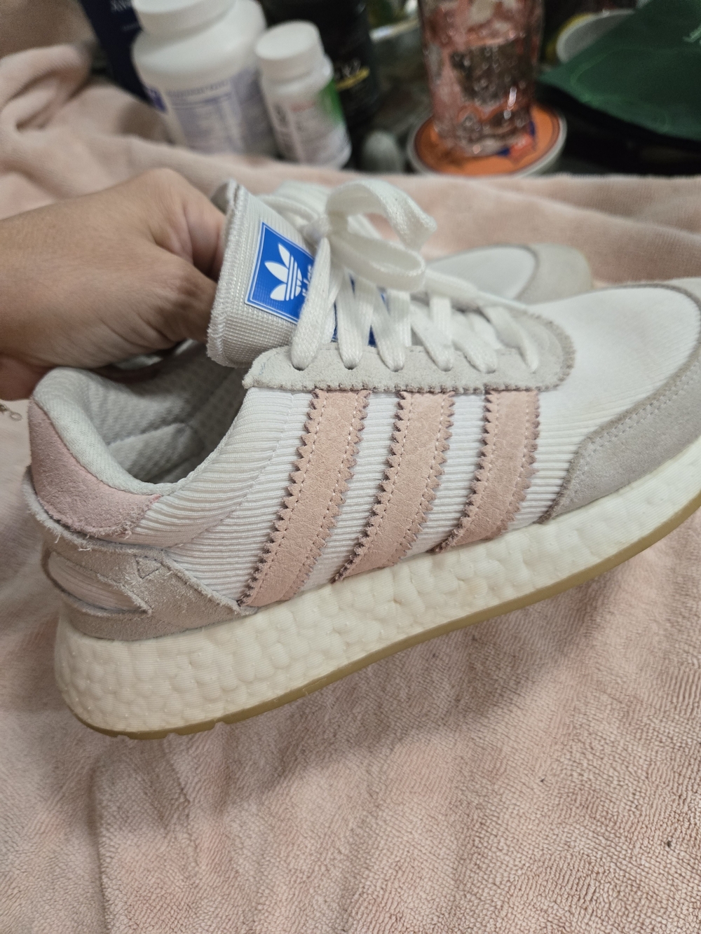 Adidas Originals I-5923 W (formerly known as the Iniki Runner) in the "Icey Pink
